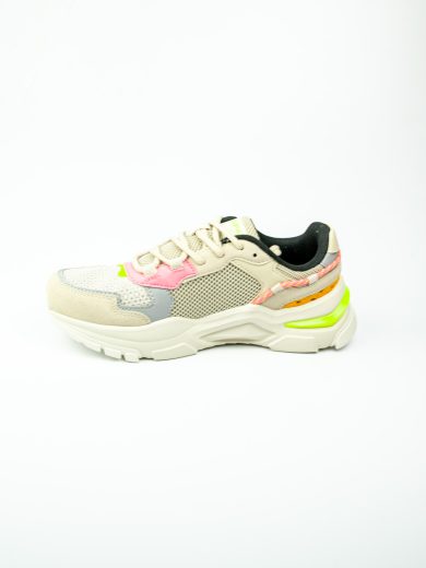 U. S. Polo Assn 101502370 VINCENT WMN 4FX Bej Kadın Sneaker - Görsel 3