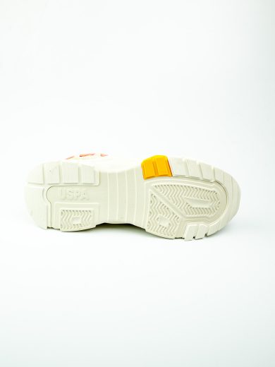 U. S. Polo Assn 101502370 VINCENT WMN 4FX Bej Kadın Sneaker - Görsel 5