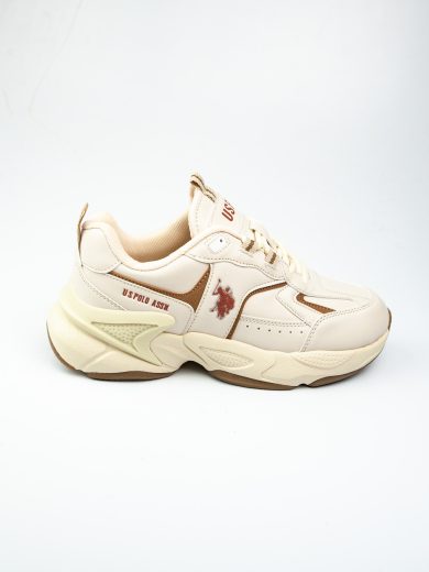U. S. Polo Assn 101880368 İsabella Bej Kadın Sneaker - Görsel 2