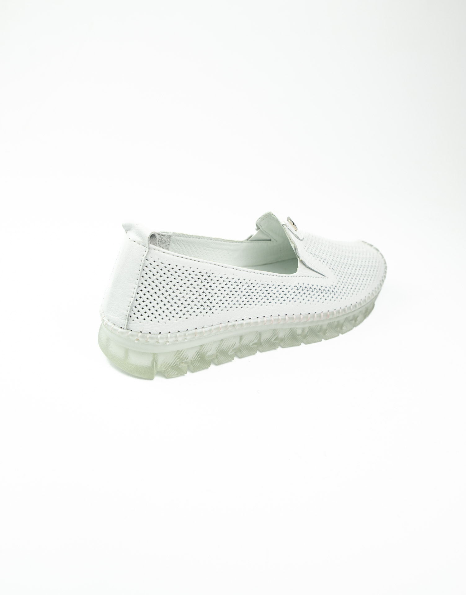 Castle Black 22385 Beyaz Deri Günlük Kadın Ayakkabı - Görsel 4
