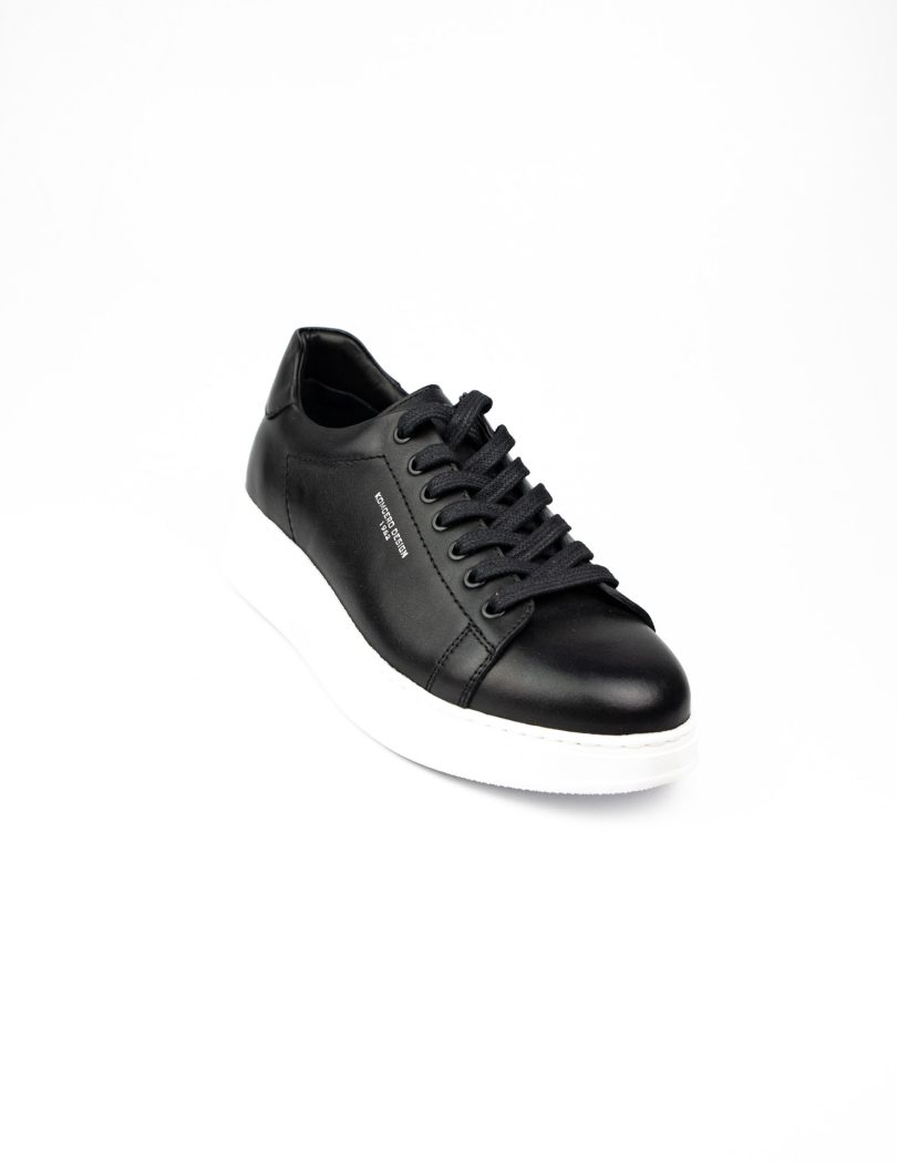 Komcero 2225 Siyah Deri Erkek Sneaker Ayakkabı