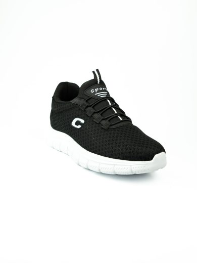 Babalı 027 Calibron Unisex Spor Ayakkabı Siyah Beyaz Siyah