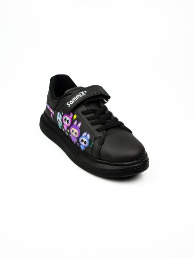 Babalı 044 Sammix Siyah Kız Çocuk Sneaker