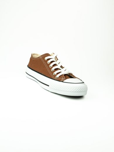 Look Life 1001 Kahverengi Keten Kadın Sneaker Ayakkabı