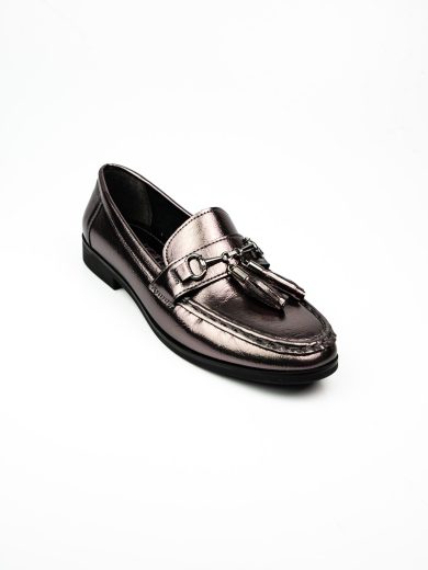 Babalı 6187 Toce Platin Loafer Günlük Kadın Ayakkabı