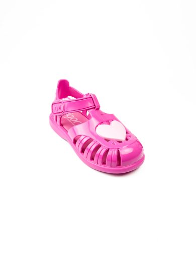 Igor Fuşya Kız Bebek Cırtlı Sandalet S10310 Tobby Gloss Love