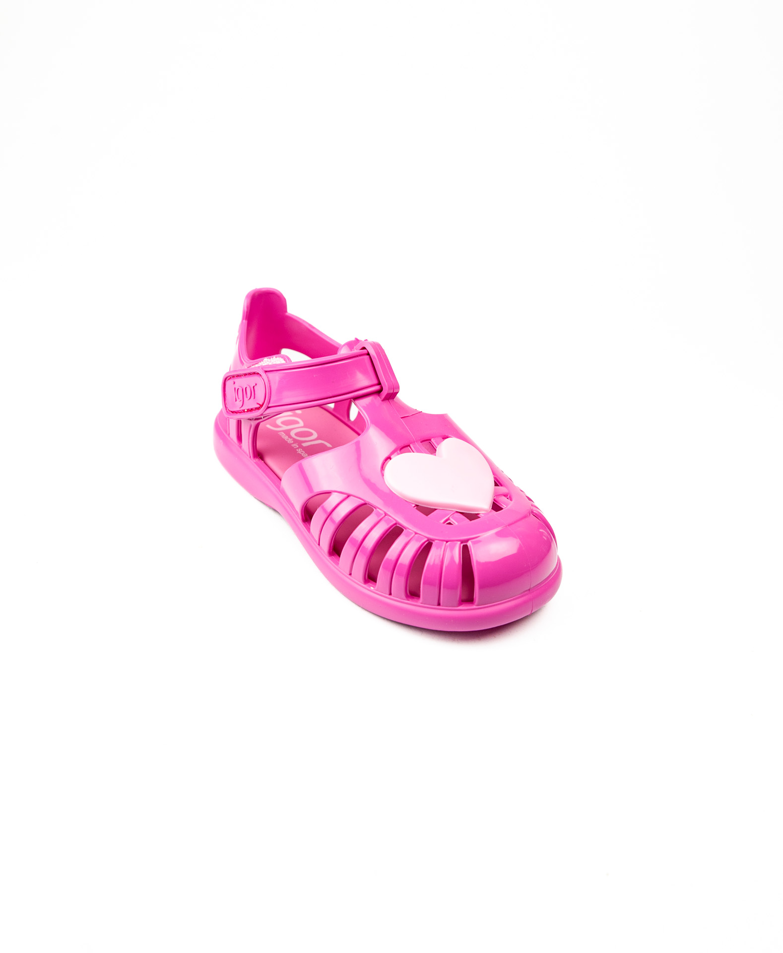 Igor Fuşya Kız Bebek Cırtlı Sandalet S10310 Tobby Gloss Love