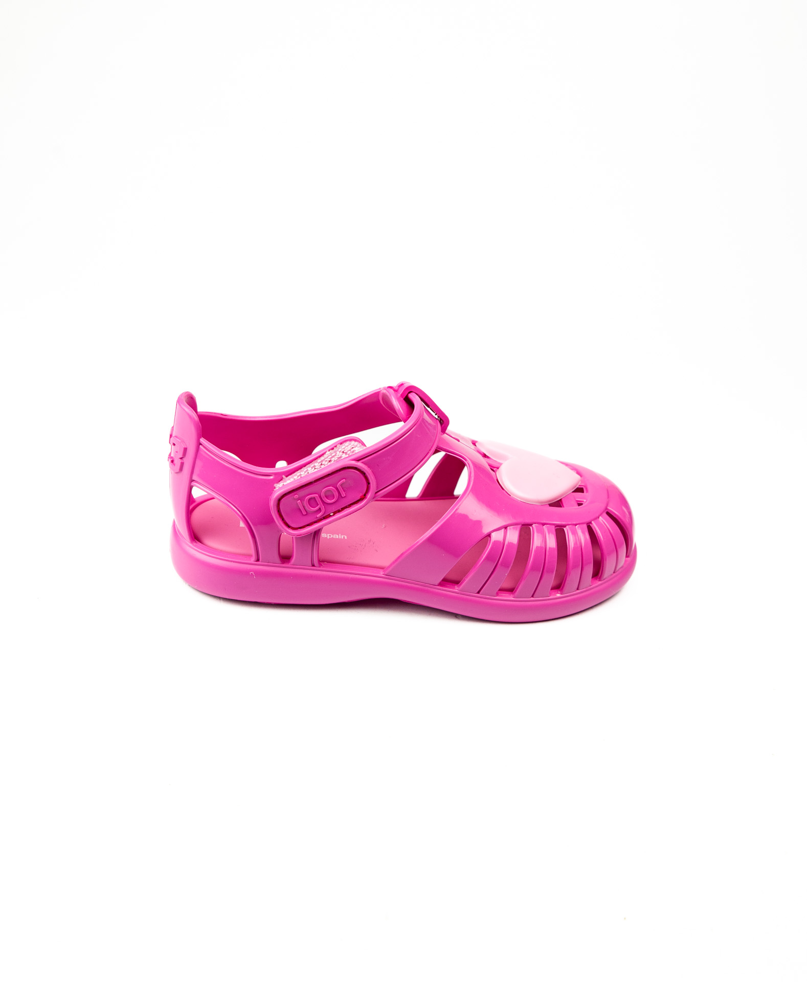 Igor Fuşya Kız Bebek Cırtlı Sandalet S10310 Tobby Gloss Love - Görsel 2