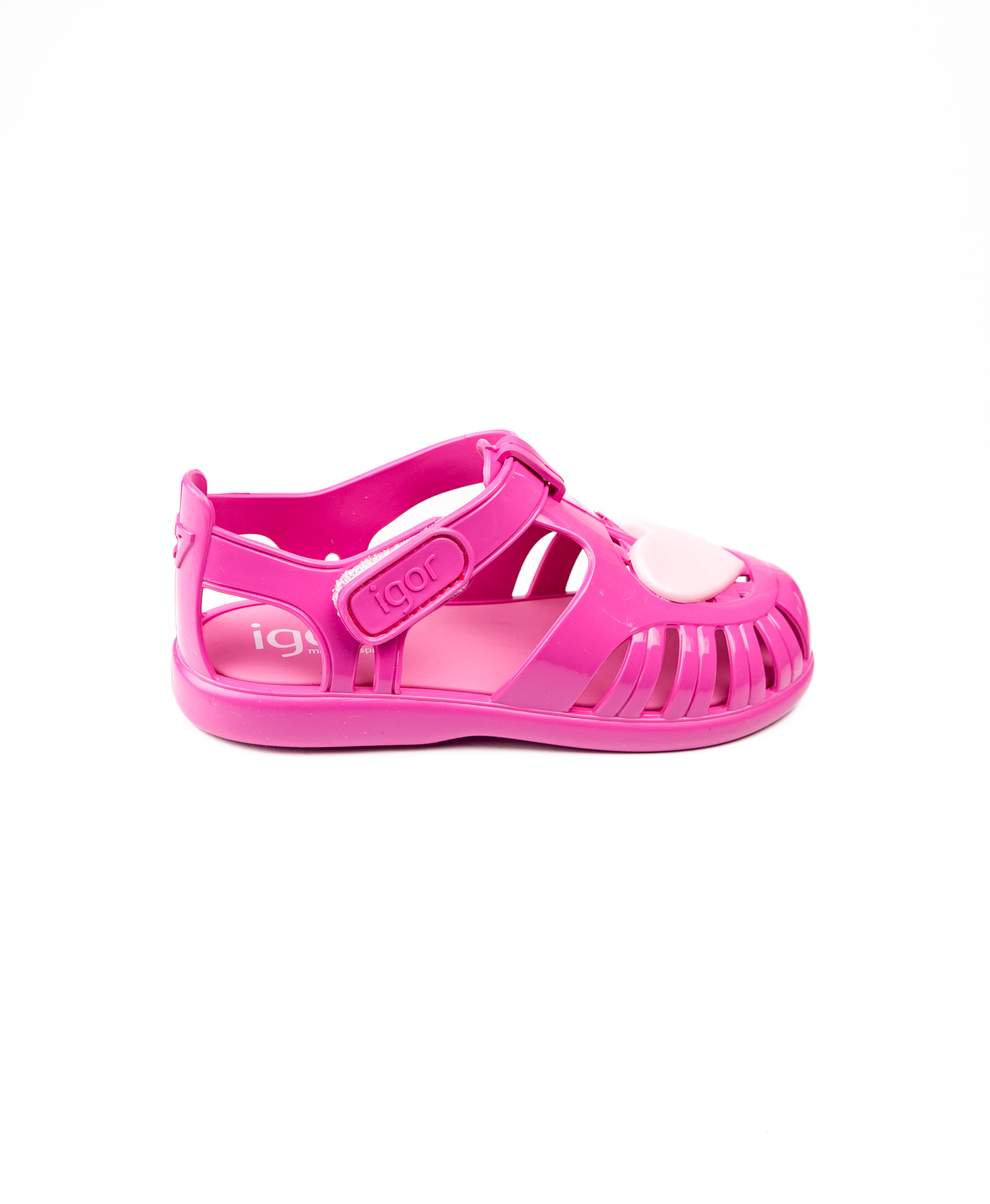 Igor Fuşya Kız Çocuk Cırtlı Sandalet S10310 Tobby Gloss Love - Görsel 2