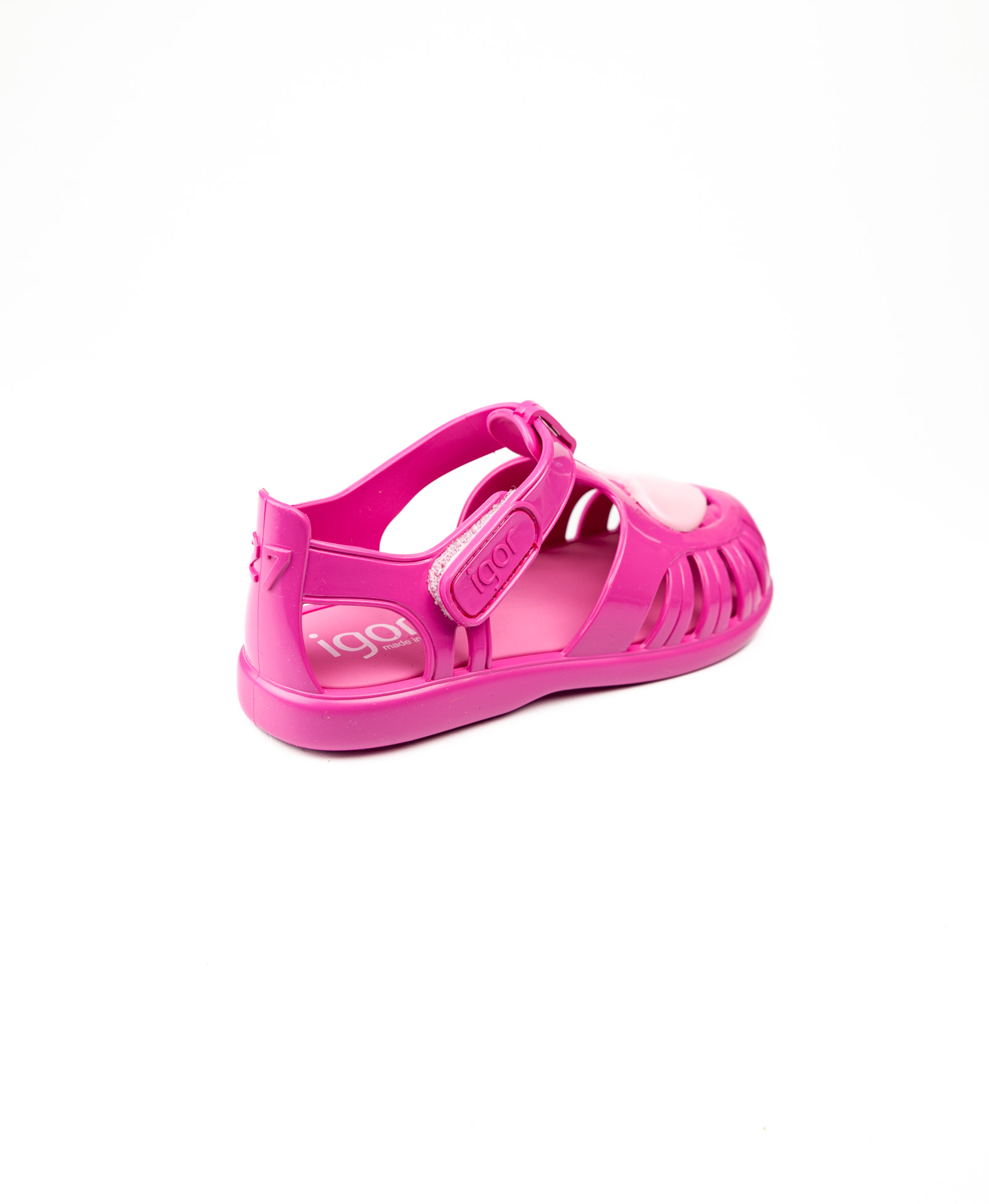 Igor Fuşya Kız Çocuk Cırtlı Sandalet S10310 Tobby Gloss Love - Görsel 4