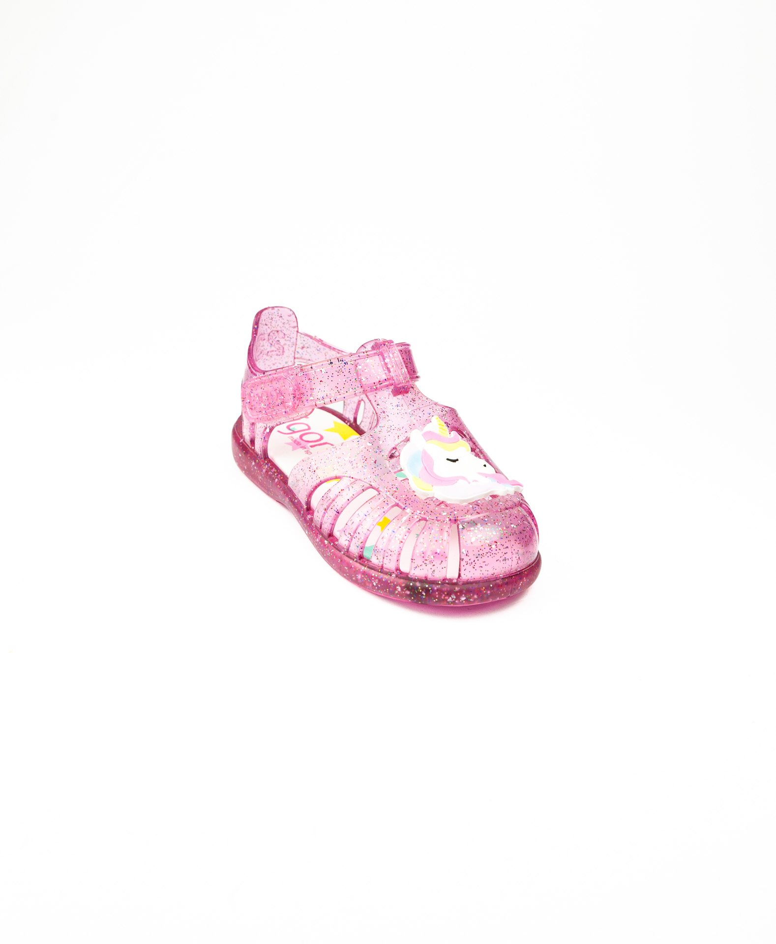Igor Fuşya Kız Bebek Cırtlı Sandalet S10341 Tobby Unicornio