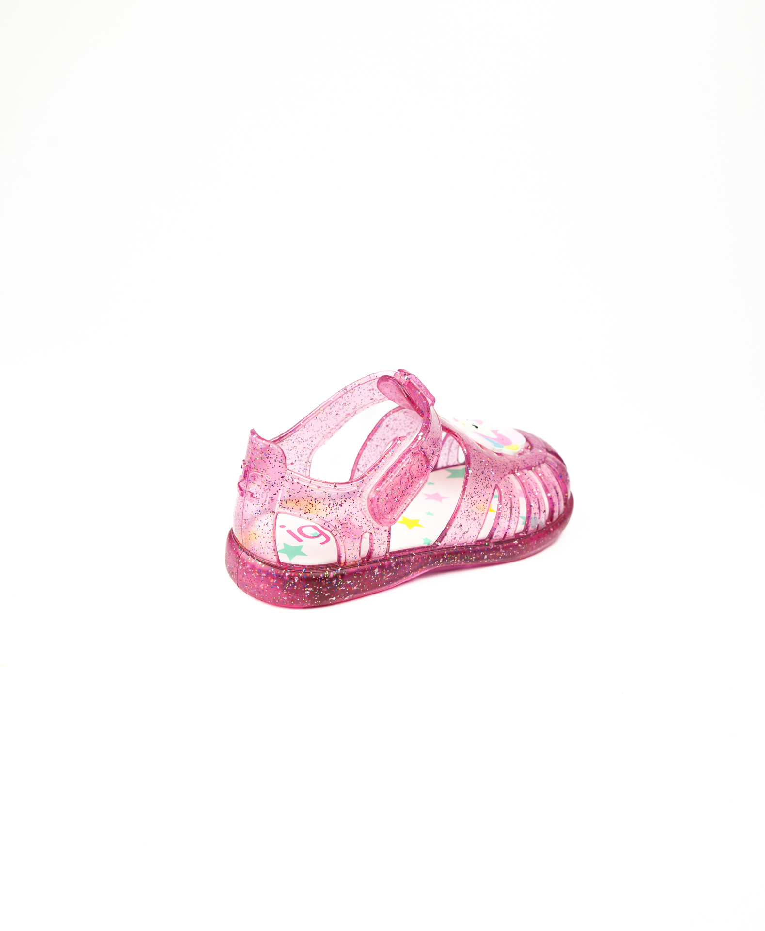 Igor Fuşya Kız Bebek Cırtlı Sandalet S10341 Tobby Unicornio - Görsel 4