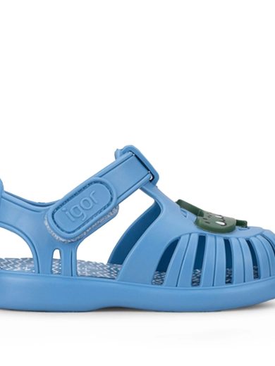 Igor Çocuk Cırtlı Sandalet S10371 Tobby Croco Azul/Blue