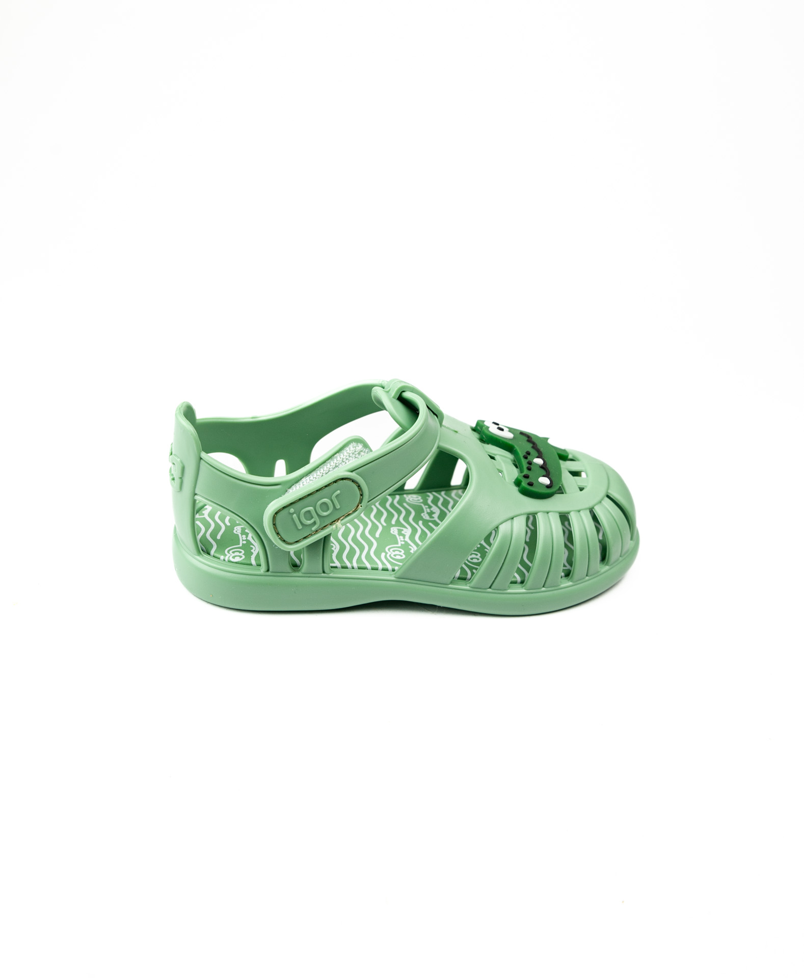 Igor Yeşil Erkek Çocuk Cırtlı Sandalet S10371 Tobby Croco - Görsel 2
