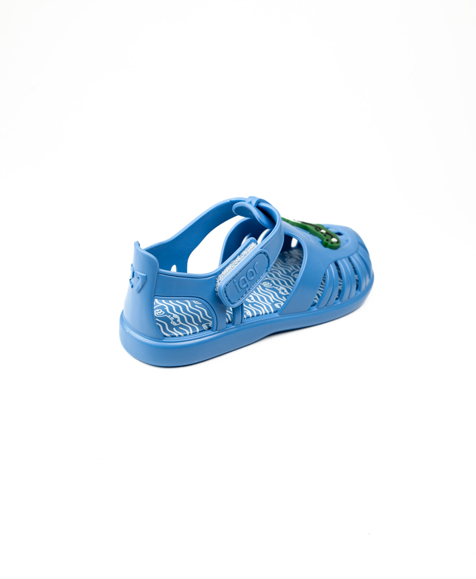 Igor Mavi Erkek Çocuk Cırtlı Sandalet S10371 Tobby Croco - Görsel 4