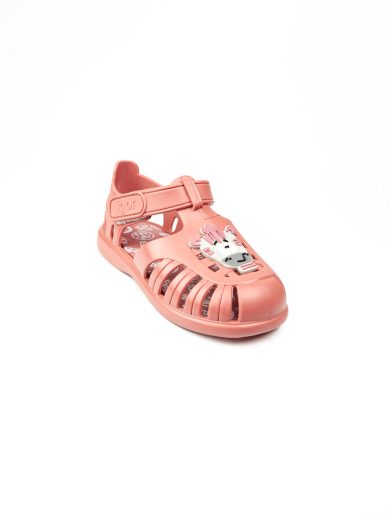 Igor Fuşya Kız Çocuk Cırtlı Sandalet S10373 Tobby Zebra