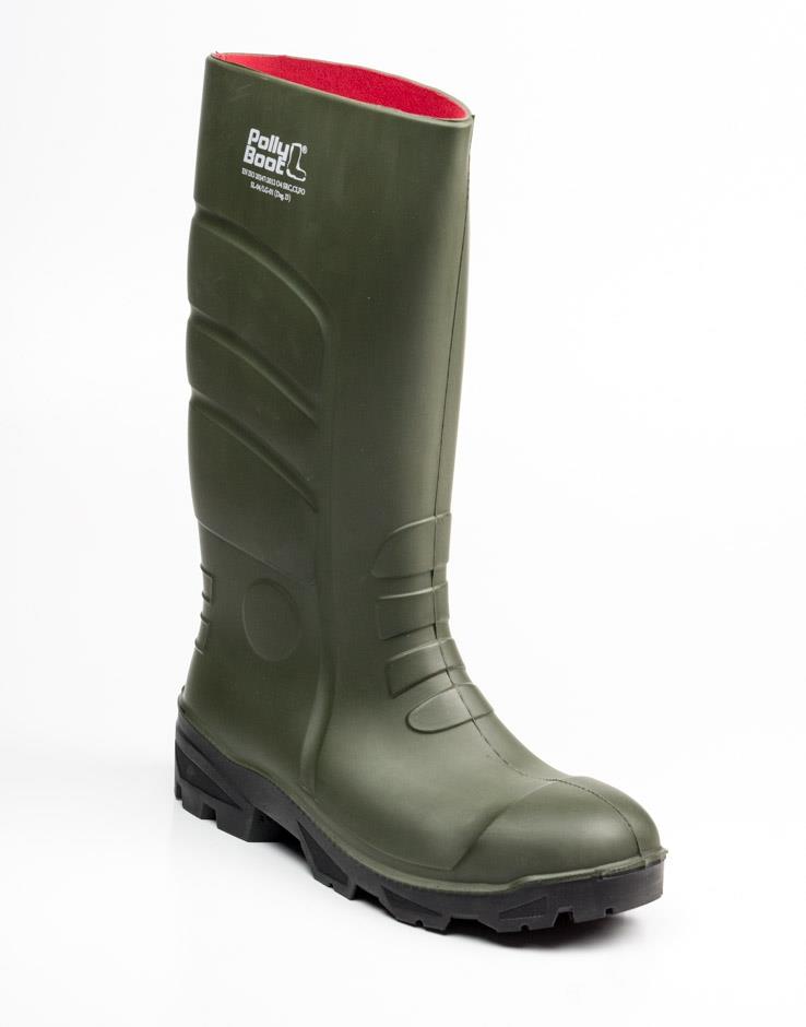 Polly Boot 0401 Galaxy Beta Haki Uzun İşçi Çizmesi (36-40)