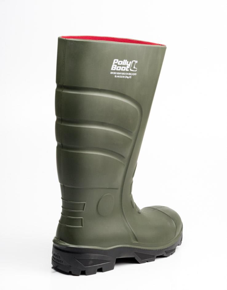 Polly Boot 0401 Galaxy Beta Haki Uzun İşçi Çizmesi (36-40) - Görsel 5