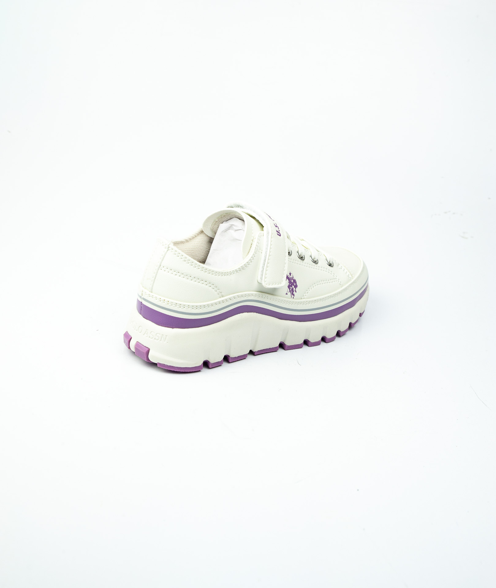 U.S. Polo Assn. KENTA JR 5PR Beyaz Kız Çocuk Sneaker - Görsel 4