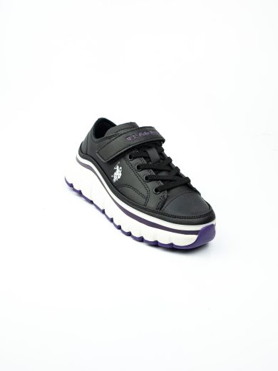 U.S. Polo Assn. KENTA JR 5PR Siyah Kız Çocuk Sneaker