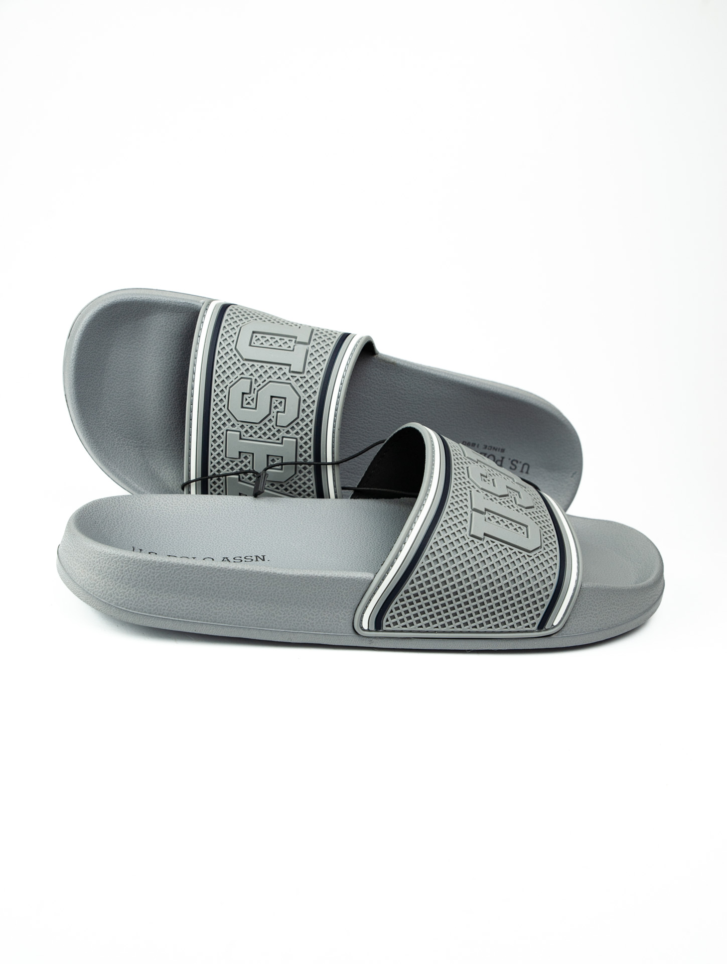 U.S. Polo Assn. NOSSA 6FX GRI Erkek Terlik