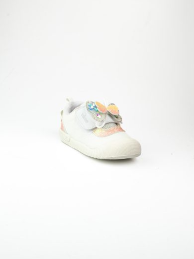 Vicco 950. E26Y. 187 Sepira Beyaz Kız Bebek Sneaker Ayakkabı